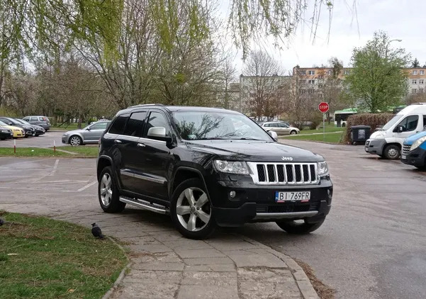 jeep grand cherokee Jeep Grand Cherokee cena 65900 przebieg: 193600, rok produkcji 2012 z Białystok